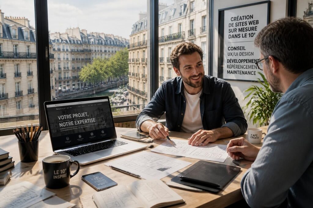 découvrez nos services de création de site web dans le 10ème arrondissement de paris. bénéficiez de conseils personnalisés pour développer votre présence en ligne avec des solutions adaptées à vos besoins.