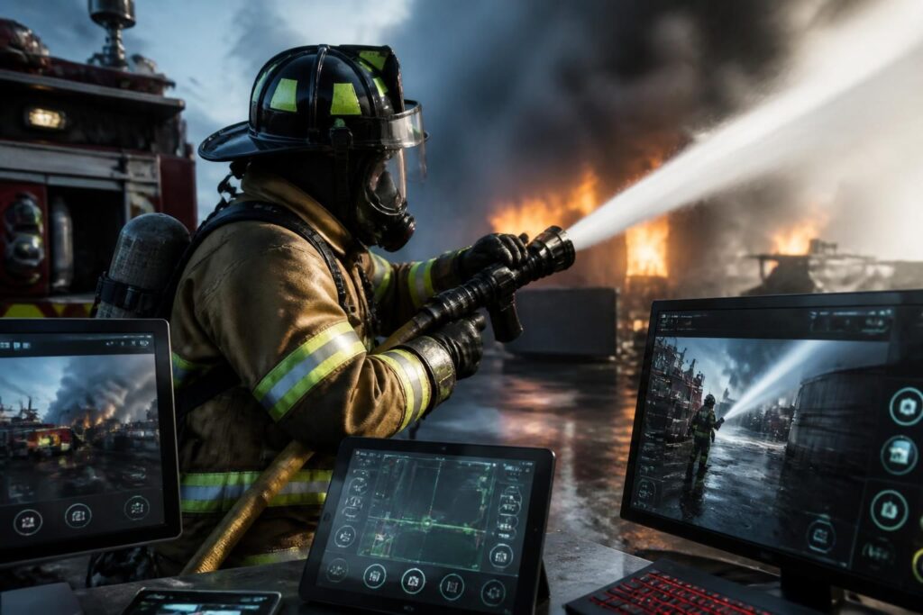 découvrez notre simulateur pompier gratuit, des jeux et outils interactifs pour vivre l'expérience réaliste et passionnante des pompiers.