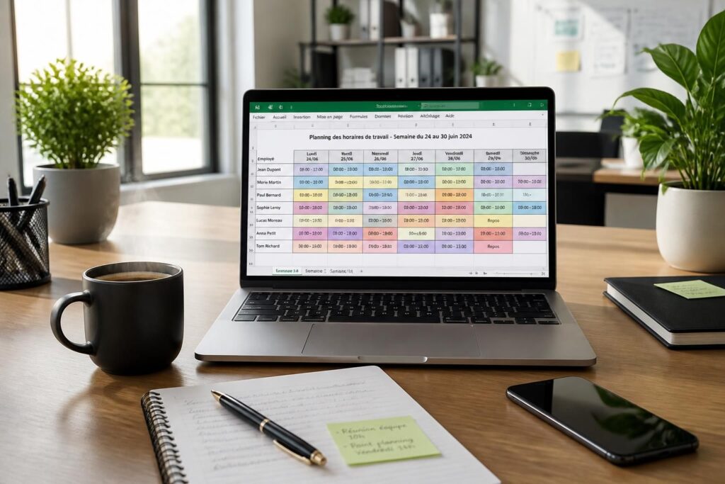 téléchargez gratuitement des modèles excel de planning horaires de travail et découvrez des astuces pratiques pour organiser efficacement votre emploi du temps.