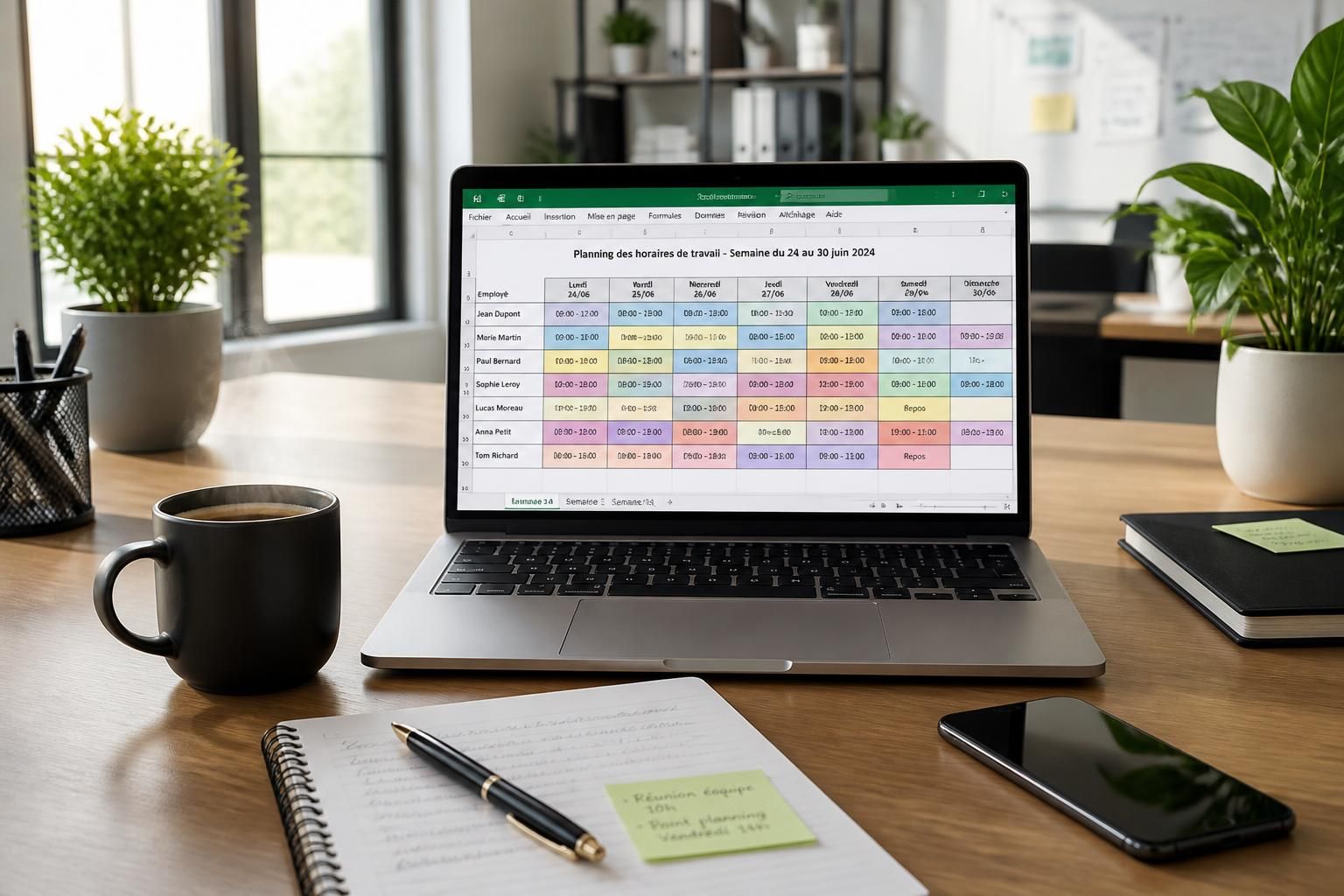 téléchargez gratuitement des modèles excel de planning horaires de travail et découvrez des astuces pratiques pour organiser efficacement votre emploi du temps.