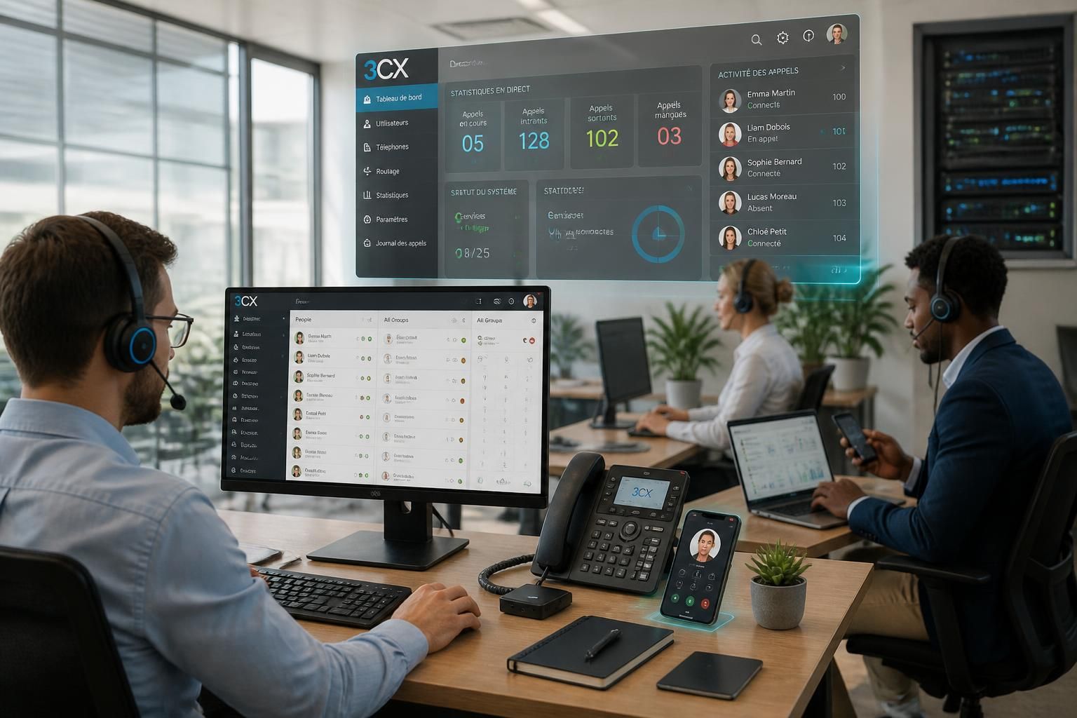 découvrez les solutions de téléphonie 3cx, alliant ip et mobilité, pour optimiser la communication des entreprises connectées et améliorer leur productivité.