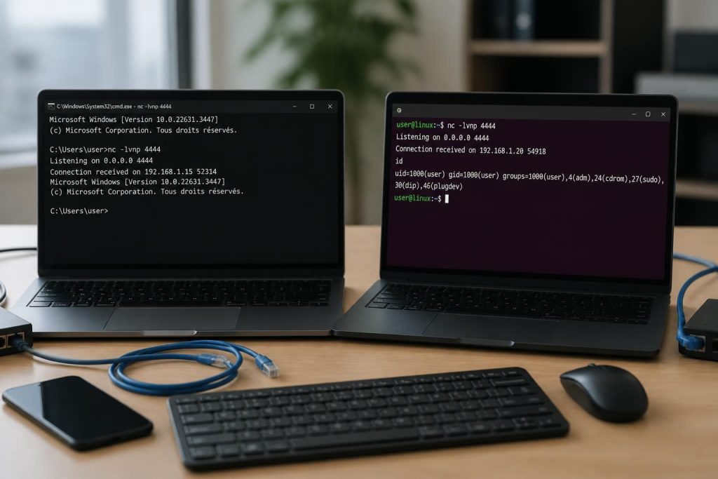découvrez comment utiliser net cat (netcat) sur windows et linux pour réaliser efficacement vos tests réseau, analyser la connectivité et dépanner vos connexions.