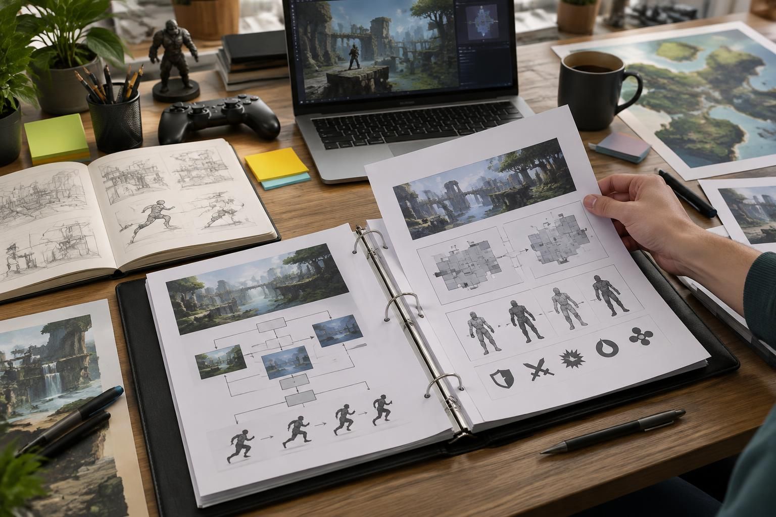 découvrez comment rédiger un game design document efficace : structure essentielle, éléments à inclure et conseils pratiques pour concevoir votre jeu.